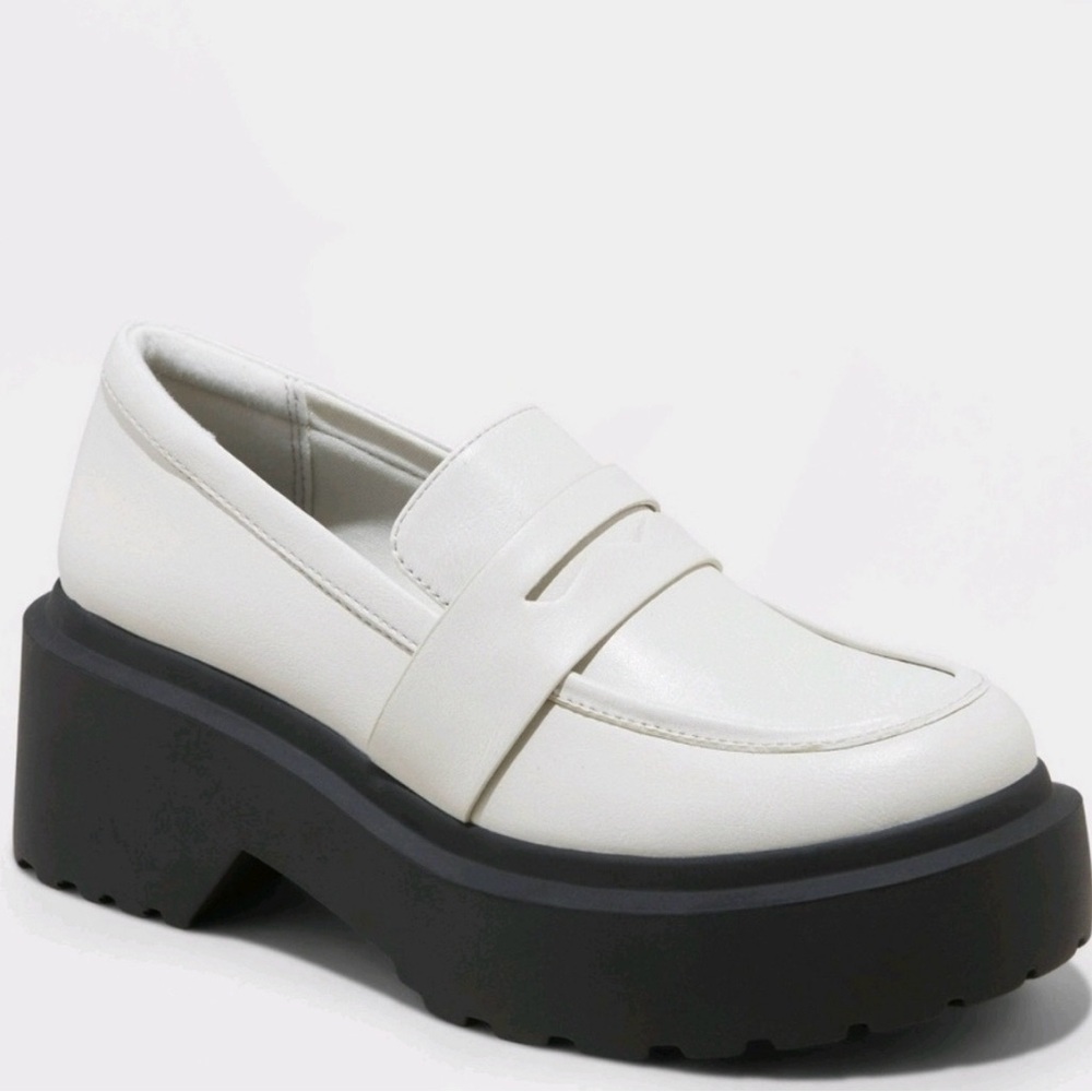 Wild Fable White platform shoes. These are a gem!! Only worn once!